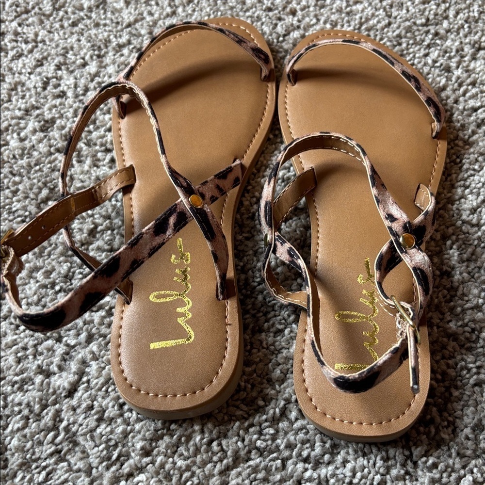NEW Cheetah Print Sandals - Picture 5 of 6